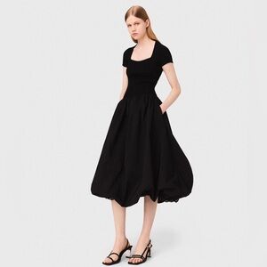 Maje Black Rubble Dress